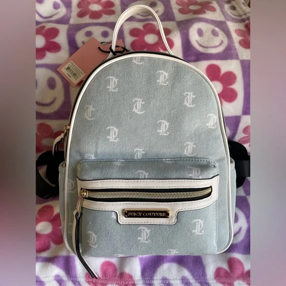 🌸Juicy Couture Denim Backpack🌸 - Picture 1 of 3